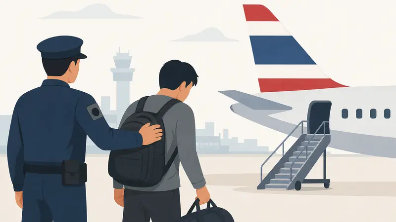 Pemulangan 41 Pekerja Thailand dari Laos Setelah Penggerebekan Perjudian